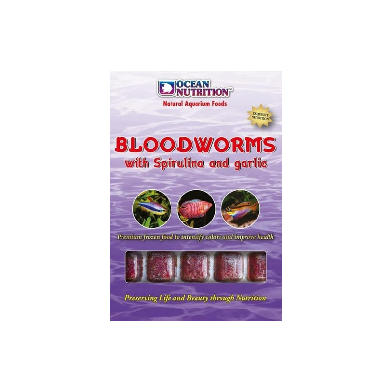 ON Bloodworms c/ Spirulina e Alho 100g