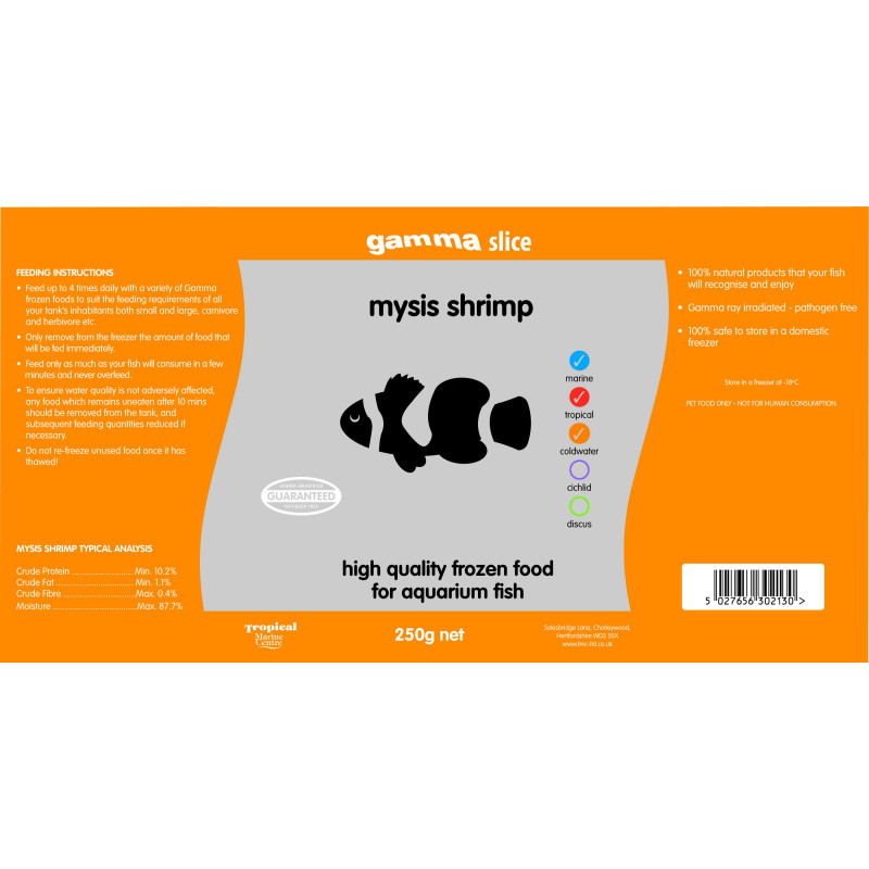 Placa de Mysis 250g - Gamma