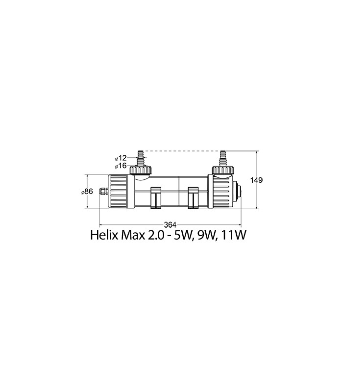 Helix Max 2.0 9W UV - Aqua Medic