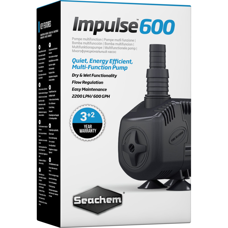 Seachem impulse 600 2.200l/h 2m Seachem impulse 600 2.200l/h 2m
