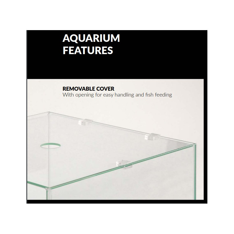 Aquário KUBUS 22L + LED + Filtro