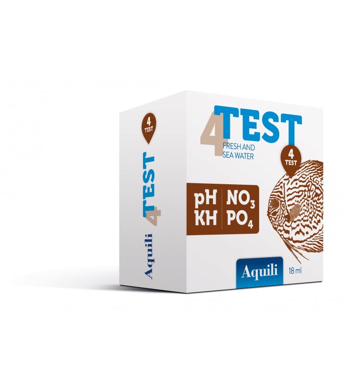 Aquili 4 Test pH kH  NO3 PO4