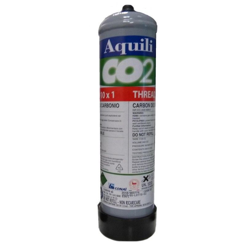 Aquili Cilindro CO2 Descartável 600g