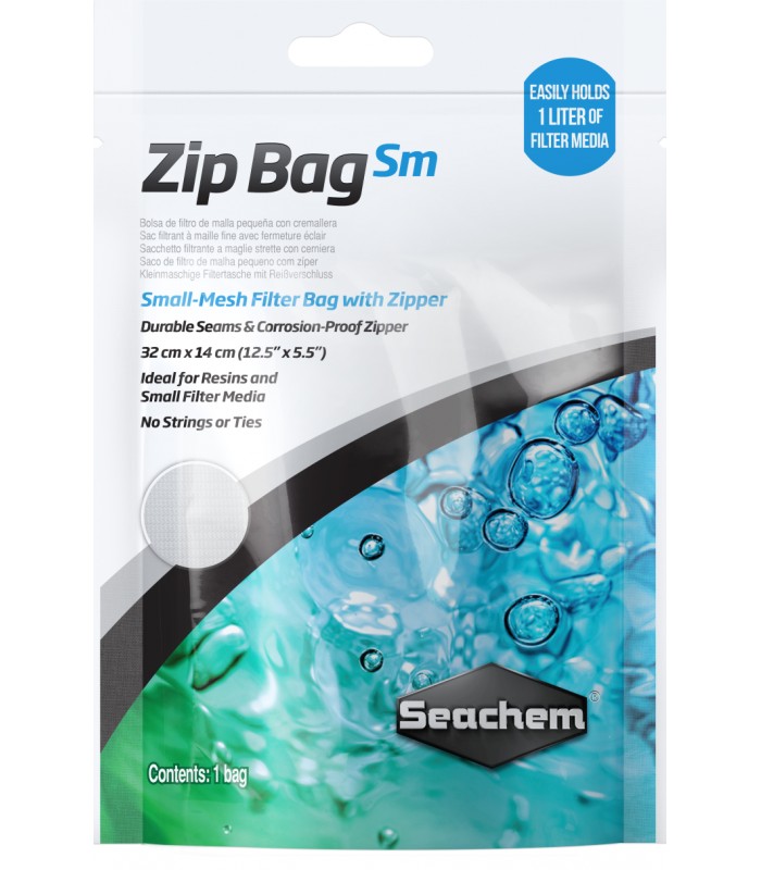 Zip Bag Small Mesh Malha Fina - Seachem