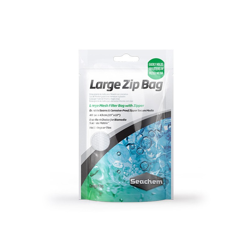 Bolsa grande con cremallera - Seachem