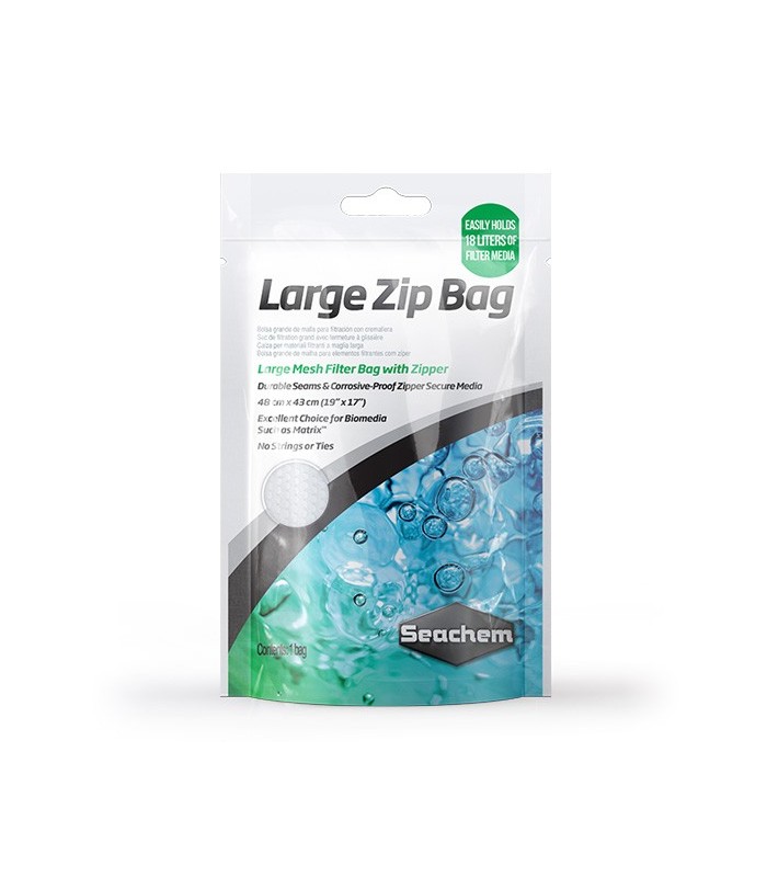 Large Zip Bag - Seachem