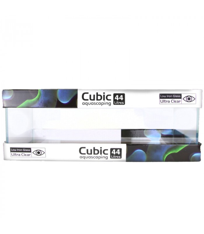 CUBIC Aquascaping 44L Shallow (optical white glass) - BLAU
