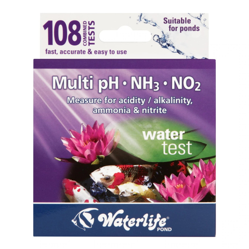 Multitest pH + NH3 + NO2 - Kit de prueba para estanques Waterlife