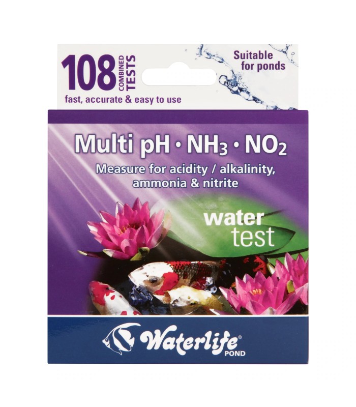 Multitest pH + NH3 + NO2 - Kit Testes Lago Waterlife