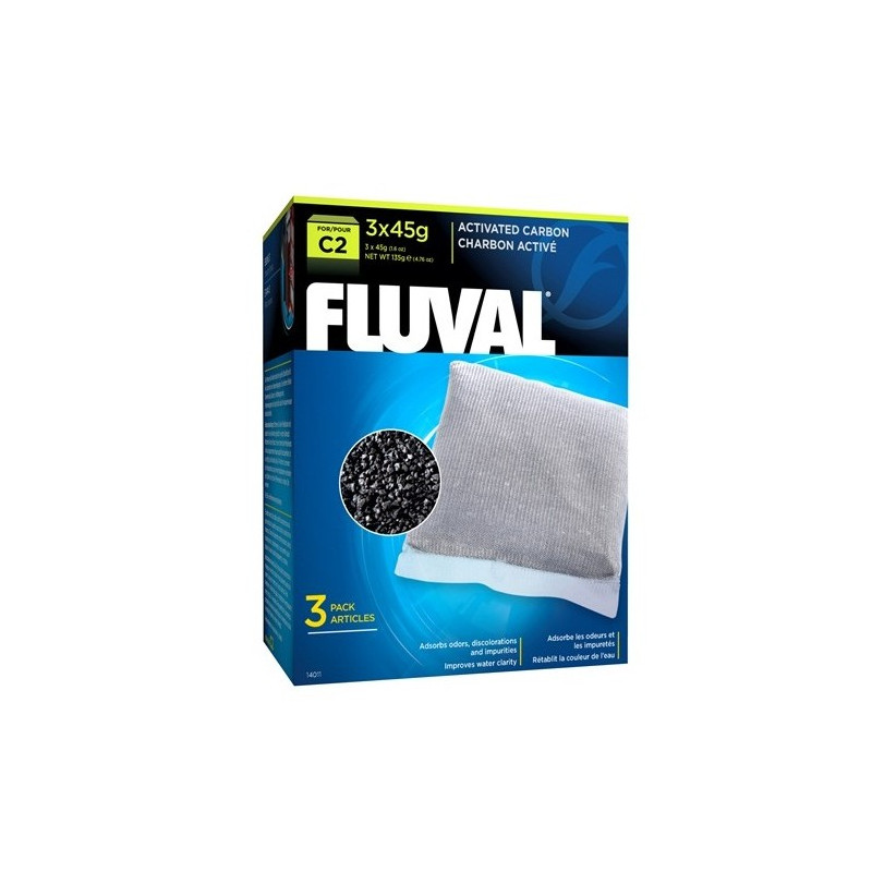 Fluval C4 Carvão Activo 140g (3uni)