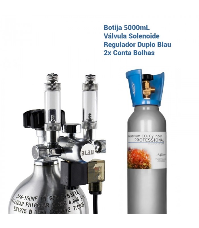 Kit PRO de inyección de CO2 Dual de 5000 ml