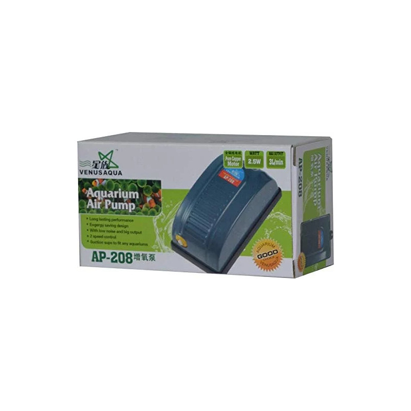 Venusaqua Venus Aqua AP-208 Air pump Air Aquarium Pump