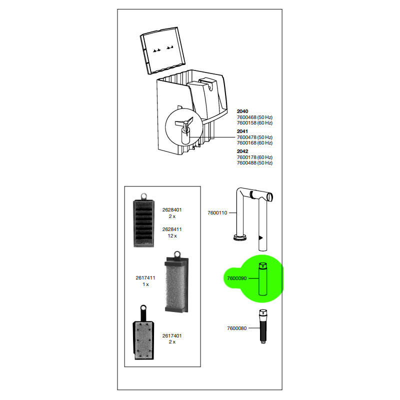 Extension f/ 2040/2041/2042 - EHEIM