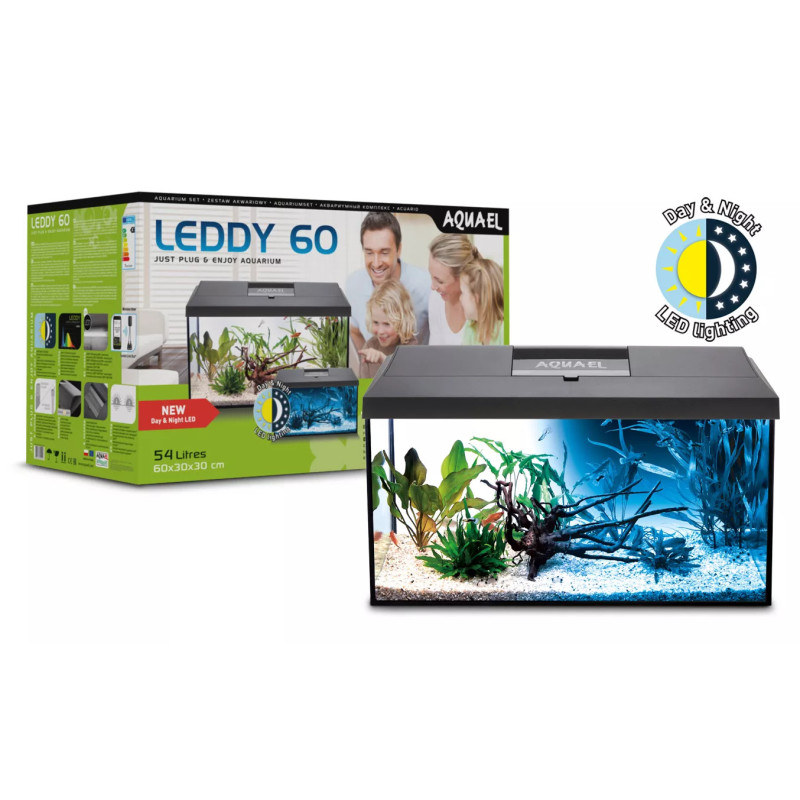 AquaEL LEDDY 60 D&N 2.0 Aquarium Set - AquaOrinoco