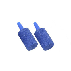 2x Difusor de aire cilíndrico azul 15x25mm 2x Difusor de aire cilíndrico azul 15x25mm