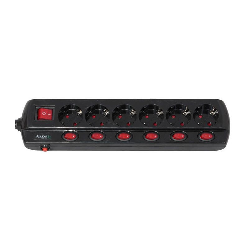 Power strip with buttons Ibiza LC606