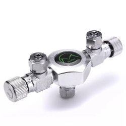 Divisor CO2 em Aço Inoxidável de 2 Vias Divisor CO2 em Aço Inoxidável de 2 Vias