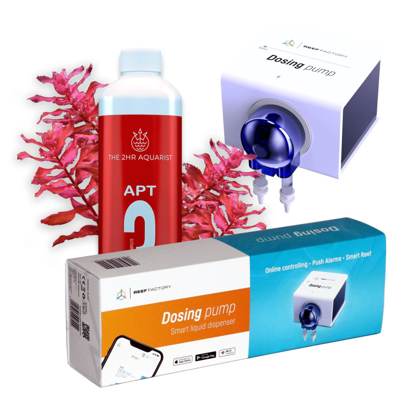 Reef Factory Dosing Pump X1 + 2HR Aquarist APT 1 Zero ou APT 3