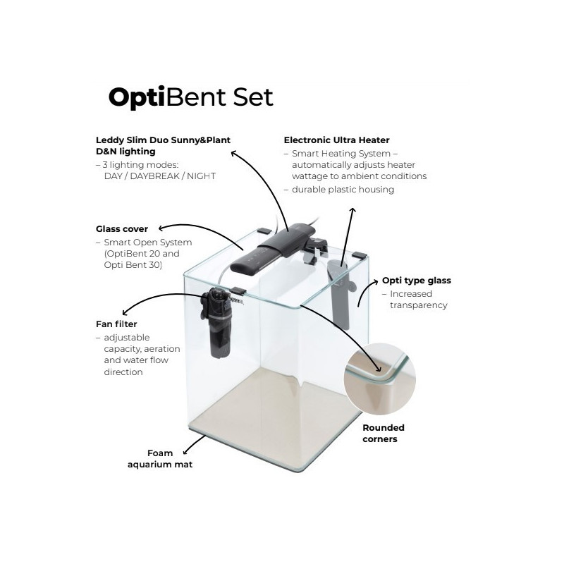 Aquael Kit Optibent Set 20