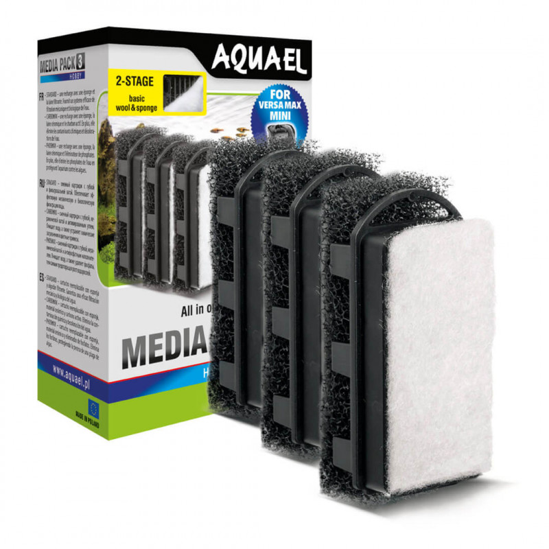 AquaEL FZN-mini Standard Media Pack 3pcs