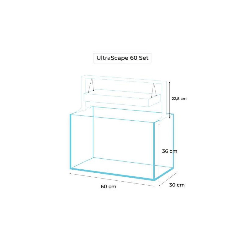 Aquael UltraScape 60 Forest Set