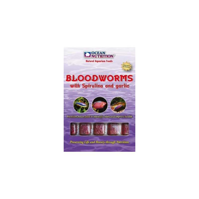 Bloodworms Blister 100g - Ocean Nutrition