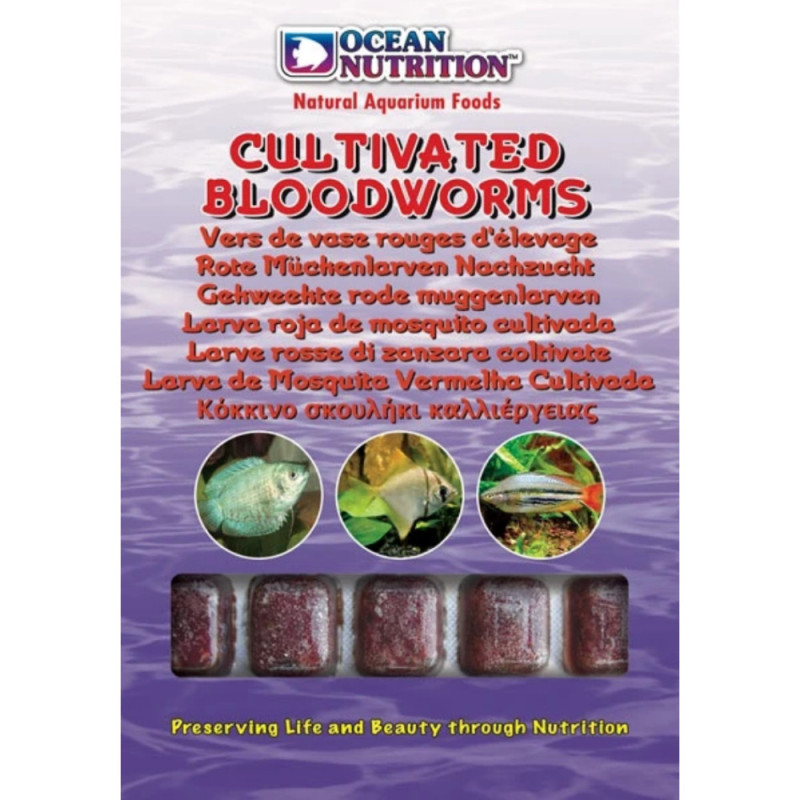 Cultivated Bloodworms Blister 100g - Ocean Nutrition
