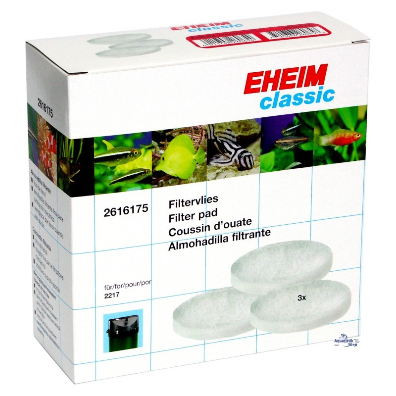 Filtros clásicos de recarga blanca fina EHEIM