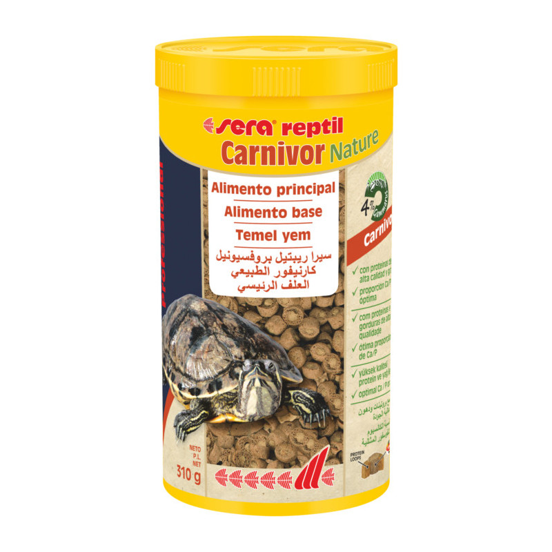 Sera reptil Carnivor Nature Professional