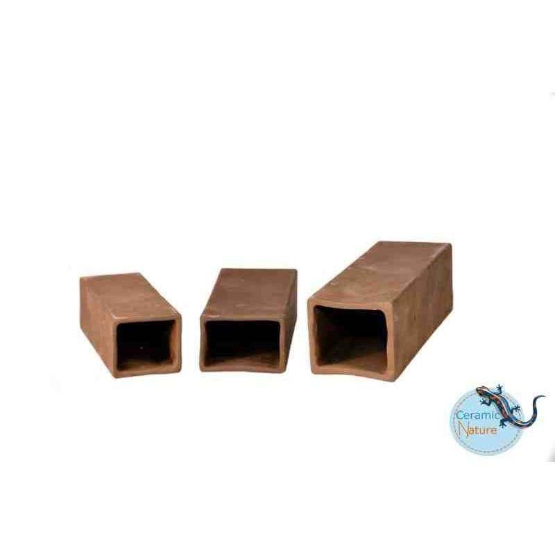CeramicNature Brown Rectangle Breeding Caves