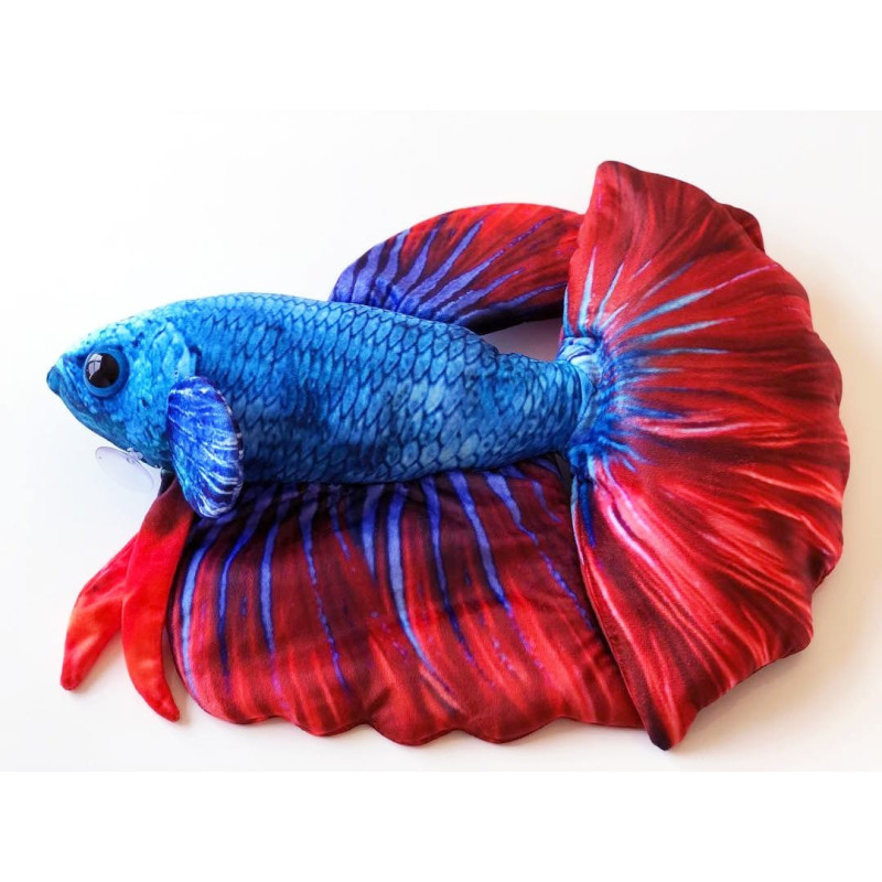 Peixe Betta de Peluche