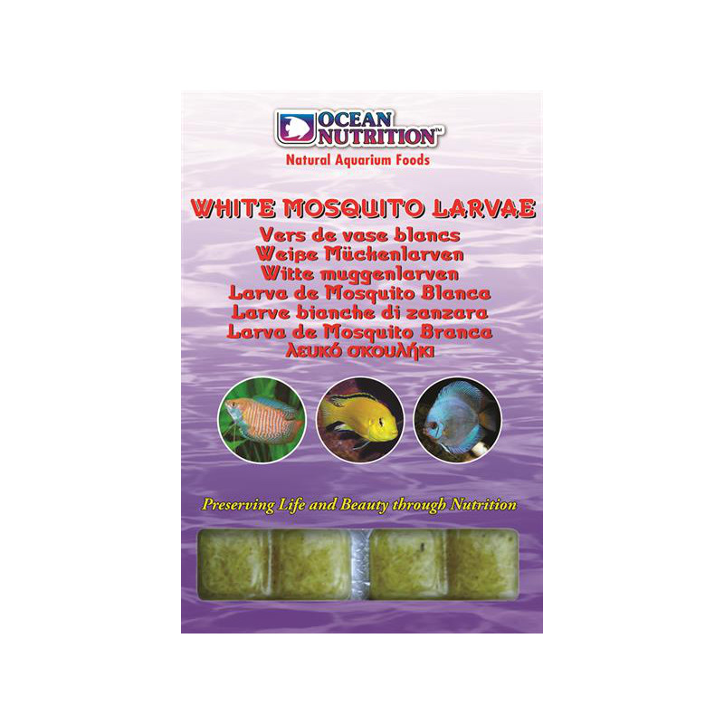 White Mosquito Larvae Blister 100g - Ocean Nutrition