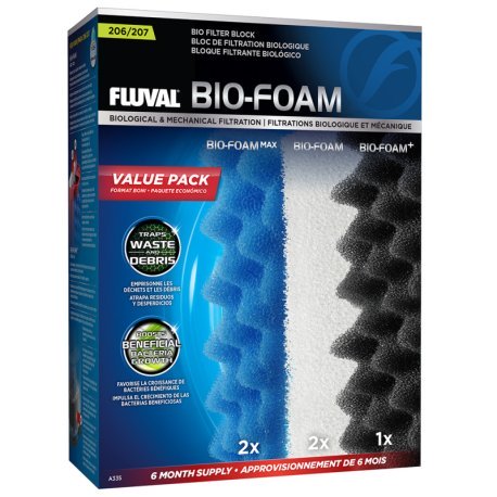 Fluval Bio-Foam vorteil pack 206 207