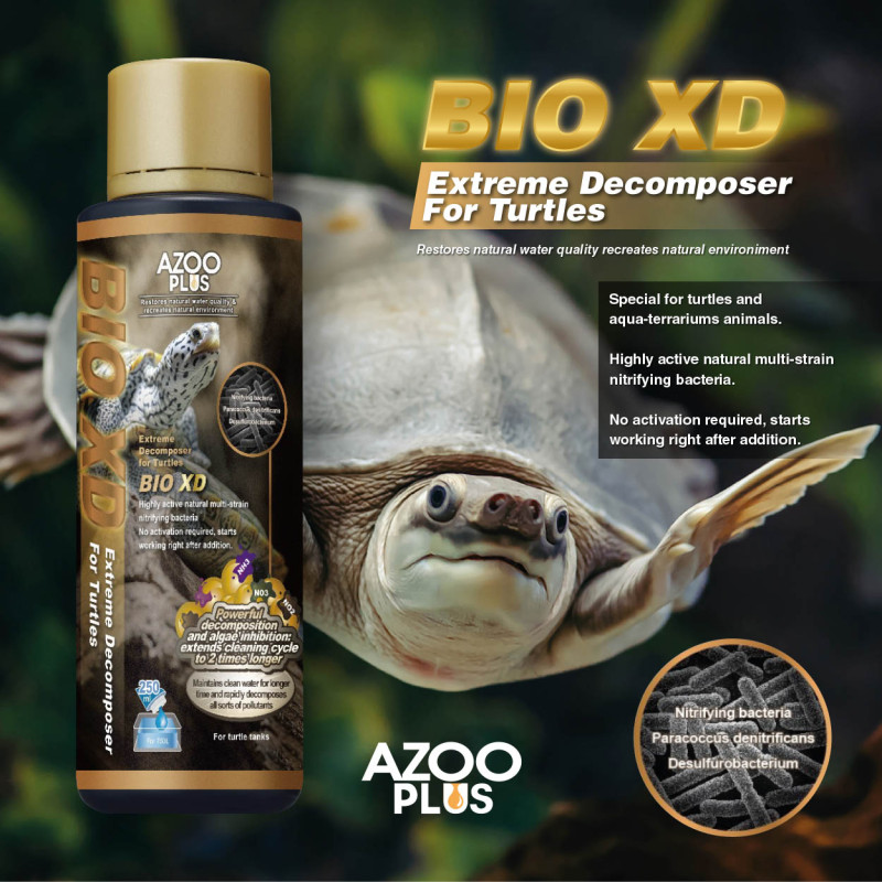 AZOO BIO TURTLE XD (Extreme Decomposer) acondicionador biológico