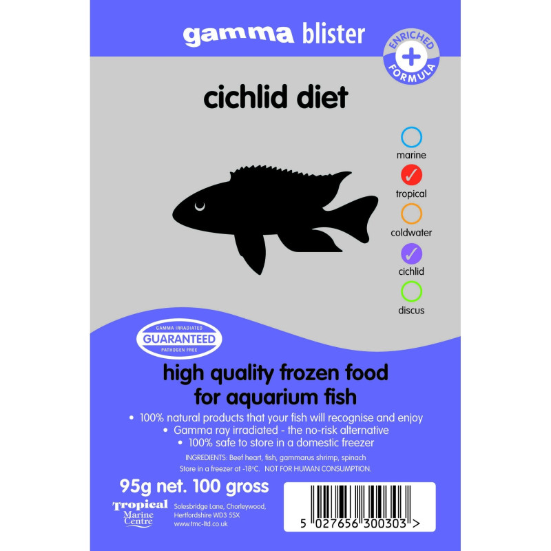 Gamma - Dieta de cíclidos