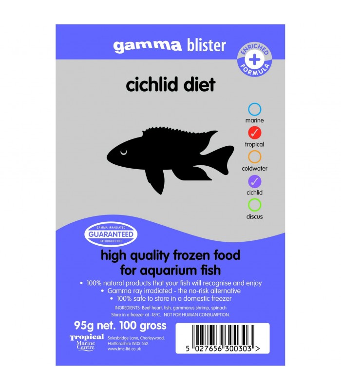 Gamma - Dieta de cíclidos