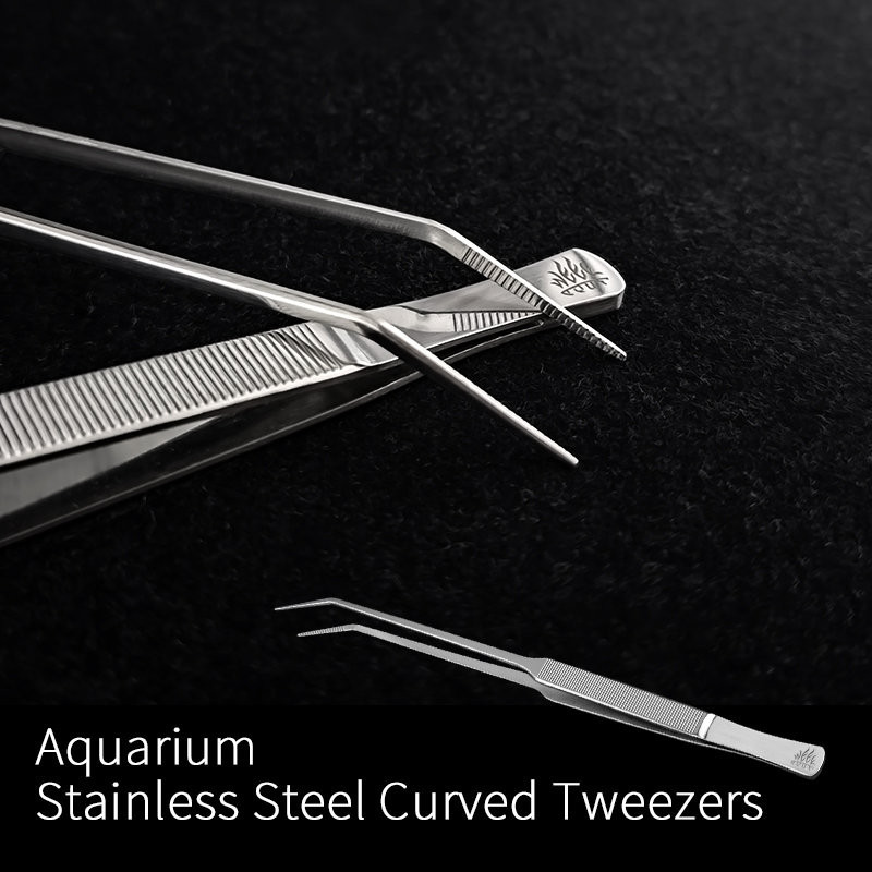 Week Aqua Plant Tweezer Curved 250mm