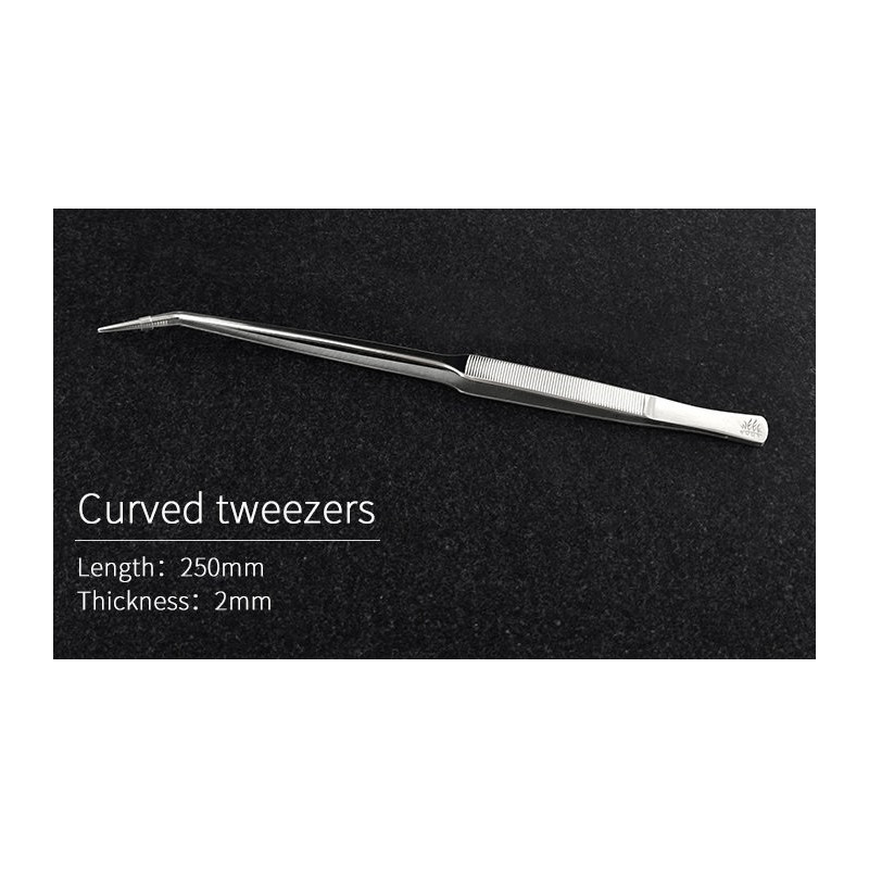 Week Aqua Plant Tweezer Curved 250mm