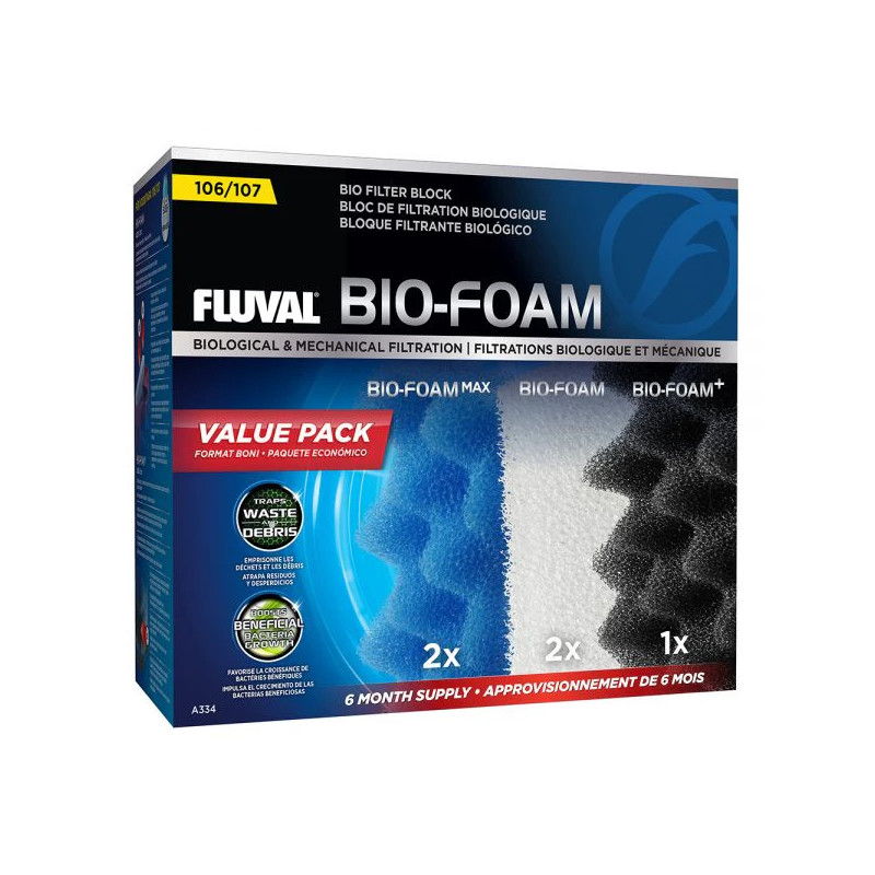 Fluval Bio-Foam vorteil pack 206 207