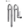 Aquapro Conjunto Inflow & Outflow Inox - Tamanho 16/22 mm
