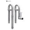 Aquapro Conjunto Inflow & Outflow Inox - Tamanho 16/22 mm