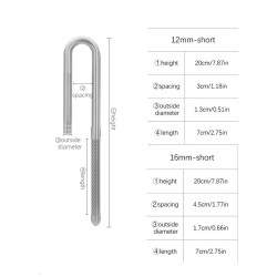 Aquapro Stainless Steel Inflow & Outflow Set - 16/22 mm Size