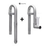 Aquapro Stainless Inflow & Outflow Set 16/22mm