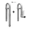 Aquapro Stainless Inflow & Outflow Set 16/22mm