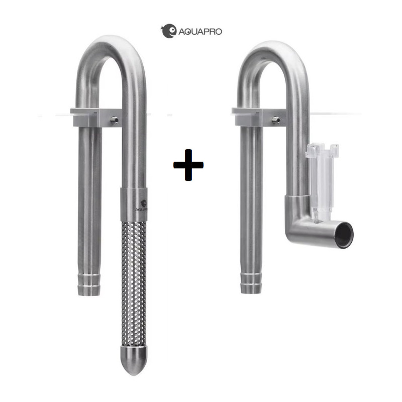 Aquapro Conjunto de Entrada y Salida Inox 16/22mm