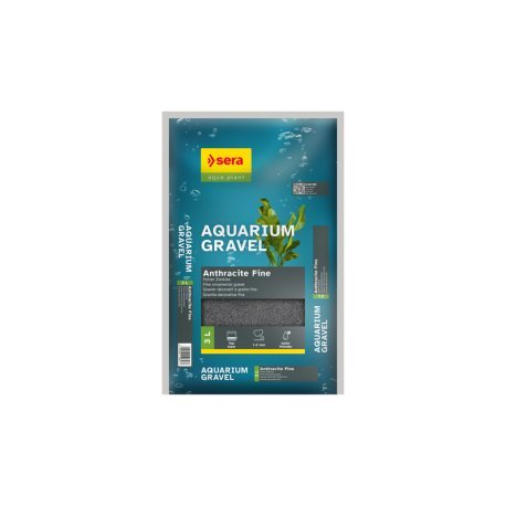 Sera Aquarium Gravel Anthracite Fine