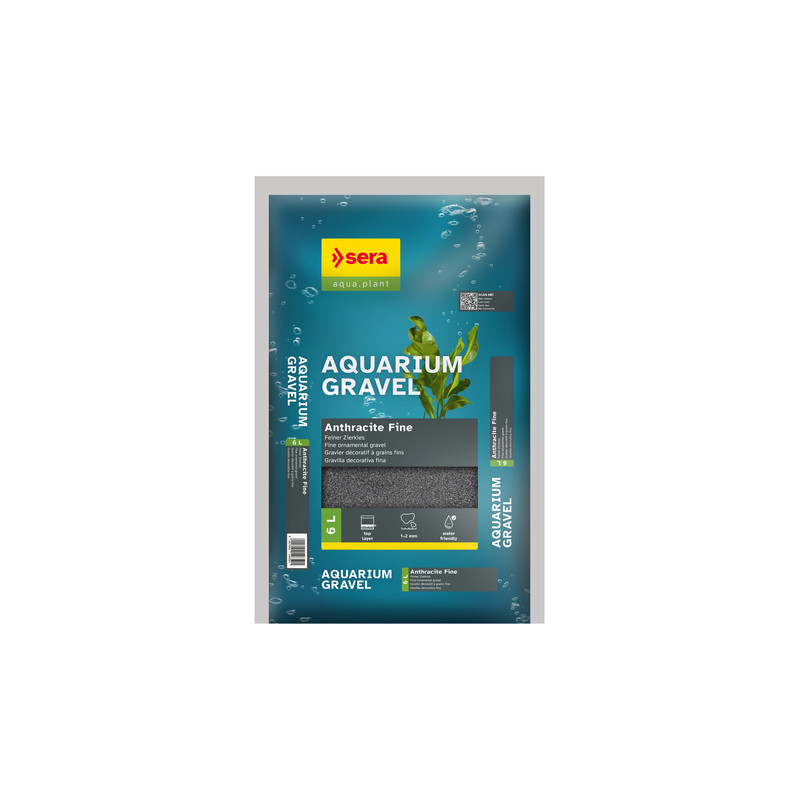 Sera Aquarium Gravel Anthracite Fine