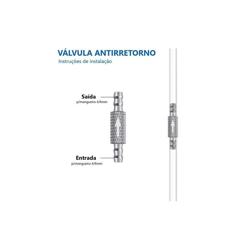Week Aqua Válvula de corte para tubo CO2