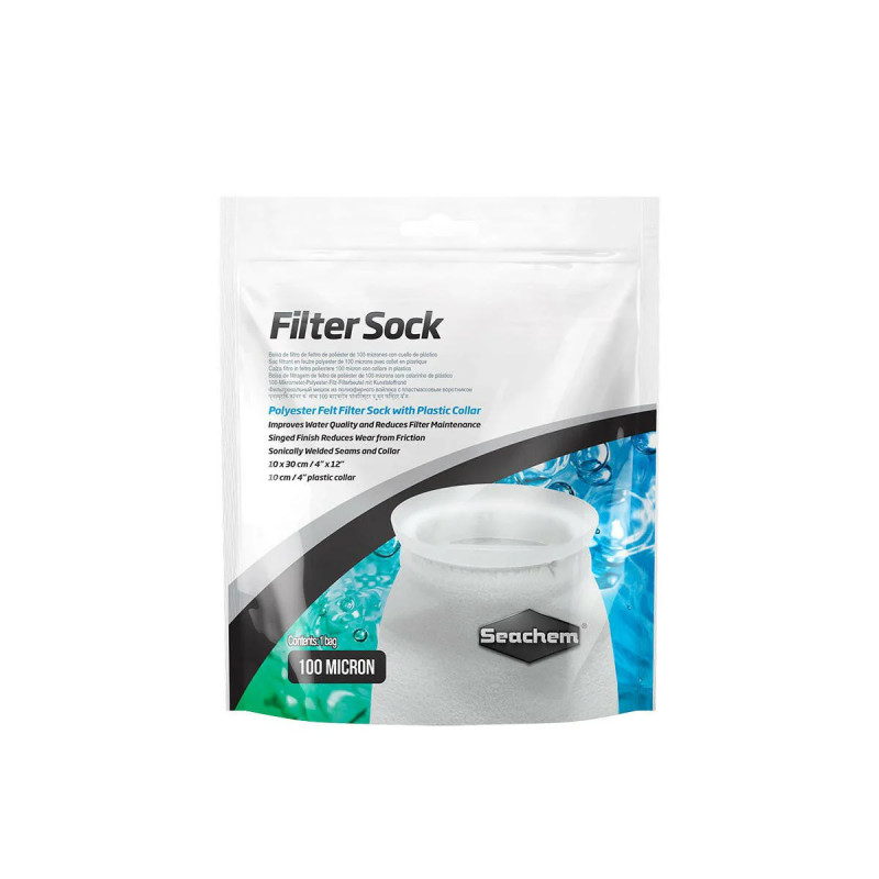 Seachem Filter Sock 100 Micron 10cm