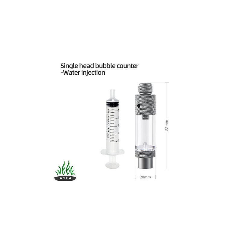 Week Aqua Bubble Counter Double Head Quick Plug